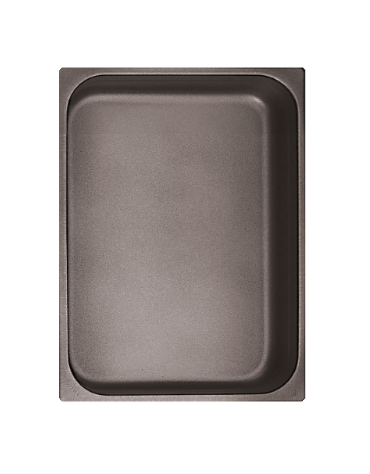 Teglia GN 1/2 in alluminio con rivestimento antiaderente - mm 325x265x65h