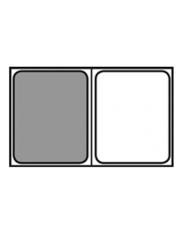 Bacinella contenitore GN 1/2 in policarbonato - capacità lt. 5,9 - mm 325x265x100h