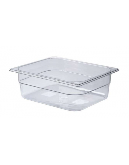 Bacinella contenitore GN 1/2 in policarbonato - capacità lt. 11,8 - mm 325x265x200h