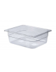 Bacinella contenitore GN 1/2 in policarbonato - capacità lt. 11,8 - mm 325x265x200h