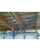 Impianto basket sollevabile a soffitto
