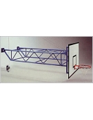 Impianto basket a parete sollevabile - sbalzo standard cm. 320