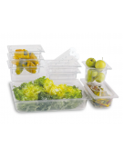 Bacinella contenitore GN 1/4 in policarbonato - capacità lt. 3,7 - mm 265x160x150h