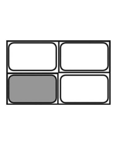 Bacinella contenitore GN 1/4 in policarbonato - capacità lt. 3,7 - mm 265x160x150h