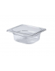 Bacinella contenitore GN 1/6 in policarbonato - capacità lt. 1 - mm 176x160x65h