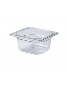 Bacinella contenitore GN 1/6 in policarbonato - capacità lt. 1,5 - mm 176x160x100h