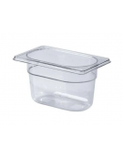 Bacinella contenitore GN 1/9 in policarbonato - capacità lt. 1 - mm 176x110x100h