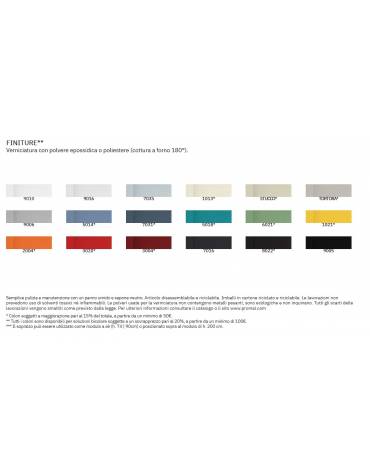 SOPRALZO METALLICO CON ANTE SCORREVOLI CON SERRATURA - cm 120x60x90h - unico vano, nr. 1 ripiano spostabile con passo 4 cm