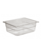 Bacinella contenitore GN 1/2 in Tritan trasparente, privo di BPA - capacità Lt. 11,9 - mm 325x265x200h