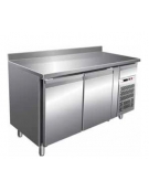 Tavolo refrigerato congelatore con alzatina cm. 136x70x85h