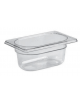 Bacinella contenitore GN 1/9 in Tritan trasparente, privo di BPA - capacità Lt. 0,6 - mm 176x108x65h