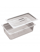 Coperchio GN 1/2 in Tritan trasparente, privo di BPA - mm 325x265