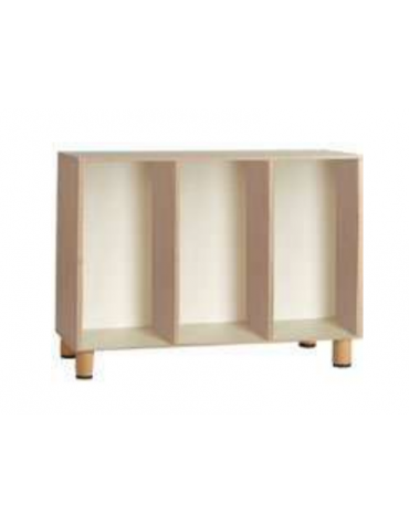 MOBILE CONTENITORE 3 VANI SENZA RIPIANI - cm 105x41x70h - CONFORME AI CAM