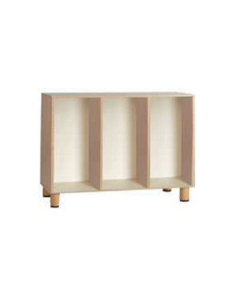 MOBILE CONTENITORE 3 VANI SENZA RIPIANI - cm 105x41x70h - CONFORME AI CAM