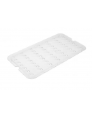 Falso fondo forato GN 1/1 in Tritan trasparente, privo di BPA - mm 530x325