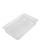 Bacinella contenitore GN 1/1 in polipropilene traslucido - capacità Lt. 13 - mm 530x325x100h