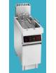 Friggitrice a gas su mobile 1 Vasca lt. 23-Con ciclo di lavaggio vasca automatico e Ciclo melting-Vasca pulita a Y-cm 40x90x110h