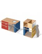 PRIMIPASSI CUBO LARGE - CM 220x55x55/77,5h - CONFORME AI CAM