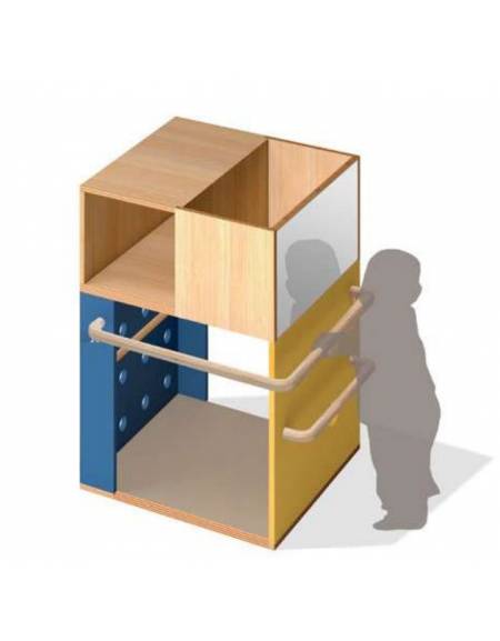 PRIMIPASSI CUBO SMALL - CM 55x55x77,5h - CONFORME AI CAM