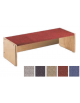 PANCA LEGNO MOQUETTE IN VARI COLORI - CM 105x41x30h - CONFORME AI CAM