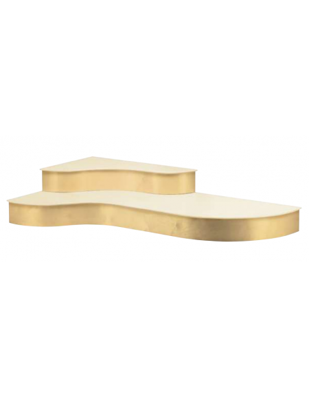PEDANA “ROTONDO” SU 2 LIVELLI DX - CM 260x140x24/44h - CONFORME AI CAM