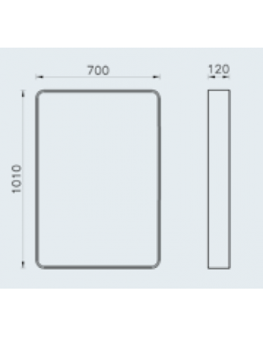 Portabici singolo in piatto ad arco, in acciaio zincato e verniciato - Da tassellare - cm 70x12x101h