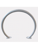 Portabici a 2 posti in acciaio zincato e verniciato - Da tassellare - cm Ø90x74h