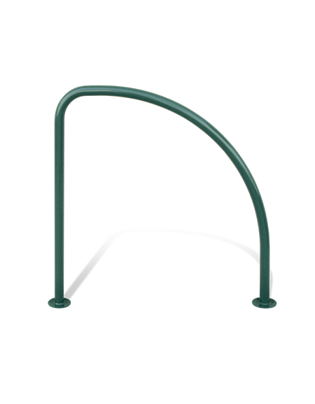 Portabici a 2 posti realizzato in acciaio zincato e verniciato - Da inghisare - cm 102,5x131h