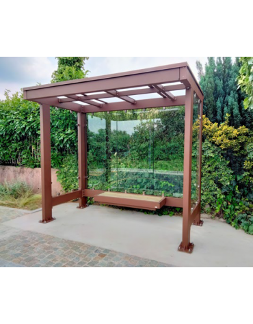 Parete di lato semplice per pensilina cod. DN35453 e DN35454