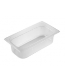 Bacinella contenitore GN 1/3 in polipropilene traslucido - capacità Lt. 5,3 - mm 325x180X150h