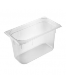 Bacinella contenitore GN 1/3 in polipropilene traslucido - capacità Lt. 7 - mm 325x180X200h