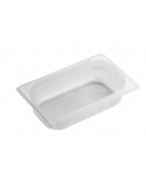 Bacinella contenitore GN 1/4 in polipropilene traslucido - capacità Lt. 1,7 - mm 265x160x65h