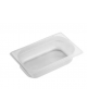 Bacinella contenitore GN 1/4 in polipropilene traslucido - capacità Lt. 1,7 - mm 265x160x65h