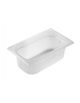 Bacinella contenitore GN 1/4 in polipropilene traslucido - capacità Lt. 2,5 - mm 265x160x100h