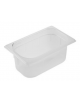 Bacinella contenitore GN 1/4 in polipropilene traslucido - capacità Lt. 3,7 - mm 265x160x150h