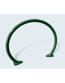 Portabici a 2 posti in acciaio zincato e verniciato - Da tassellare - cm Ø90x74h