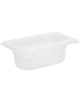 Bacinella contenitore GN 1/9 in polipropilene traslucido - capacità Lt. 0,8 - mm 176x110x65h
