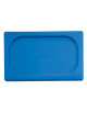 Coperchio per bacinelle GN 1/1 in polipropilene - colore blu - mm 530x325