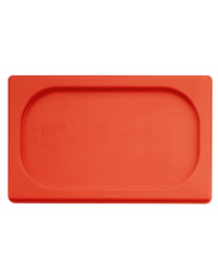 Coperchio per bacinelle GN 1/1 in polipropilene - colore rosso - mm&nbsp;530x325