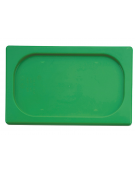 Coperchio per bacinelle GN 1/1 in polipropilene - colore verde - mm 530x325