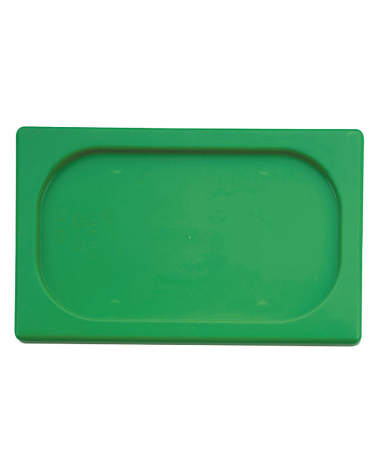 Coperchio per bacinelle GN 1/1 in polipropilene - colore verde - mm 530x325