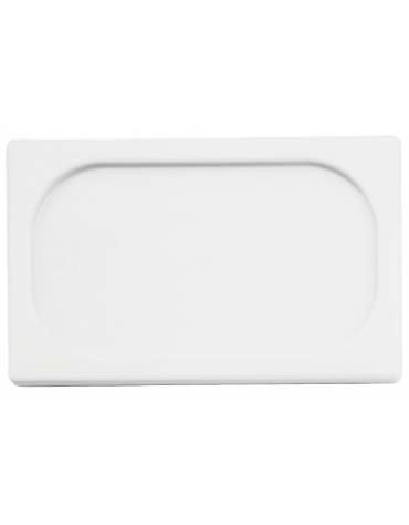 Coperchio per bacinelle GN 1/1 in polipropilene - colore bianco - mm 530x325