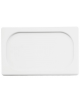 Coperchio per bacinelle GN 1/1 in polipropilene - colore bianco - mm 530x325