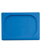 Coperchio per bacinelle GN 1/2 in polipropilene - colore blu- mm 325x265