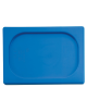 Coperchio per bacinelle GN 1/2 in polipropilene - colore blu - mm 325x265