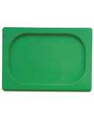 Coperchio per bacinelle GN 1/2 in polipropilene - colore verde - mm 325x265