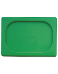Coperchio per bacinelle GN 1/2 in polipropilene - colore verde - mm&nbsp;325x265