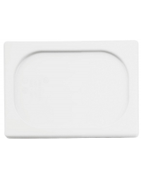Coperchio per bacinelle GN 1/2 in polipropilene - colore bianco - mm&nbsp;325x265