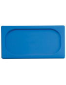 Coperchio per bacinelle GN 1/3 in polipropilene - colore blu - mm 325x180