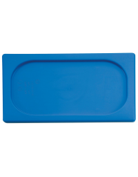 Coperchio per bacinelle GN 1/3 in polipropilene - colore blu - mm&nbsp;325x180